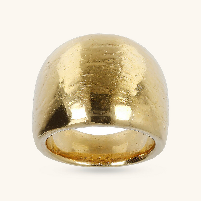 Hammered Graduated Ring