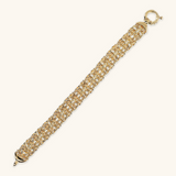 Bracelet double chaîne byzantine