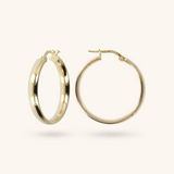 Boucles d'oreilles créoles classiques