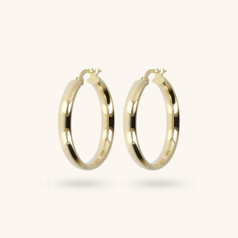 Boucles d'oreilles créoles classiques