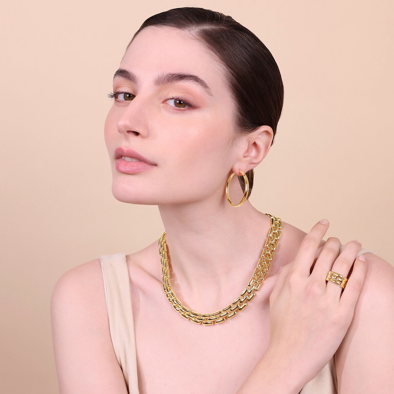 Boucles d'oreilles pendantes cercle fin martelé