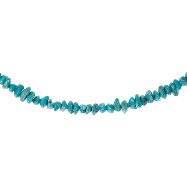 Collier Rond avec Pierre Naturelle Turquoise