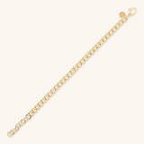 Curb Chain Bracelet Polished Surface