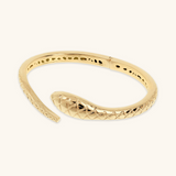 Hammered Snake Rigid Bracelet
