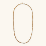 Rope Chain Necklace with Rondelle