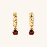 925 Sterling Silver Pendant Earrings with Natural Stone