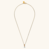 Collier avec Pendentif Ajouré et Pierre Naturelle