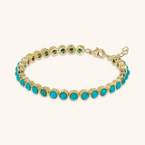 Bracelet with Round Turquoise