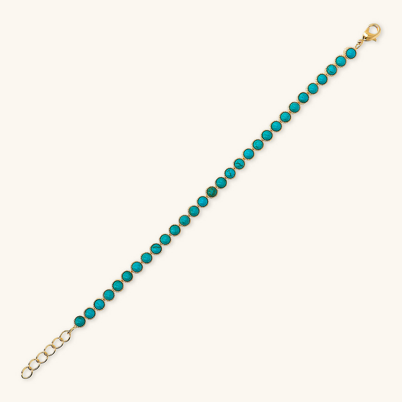 Bracelet with Round Turquoise