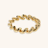 San Marco Chain Hammered Rigid Bracelet