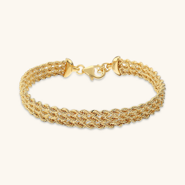 Multistrand Thin Rope Chain Bracelet
