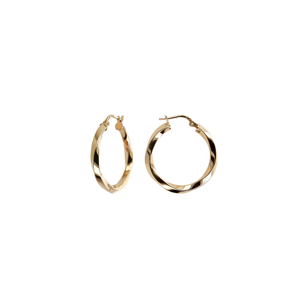 Twisted Hoop Earrings