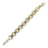 Bracelet avec maillons et anneaux ovales