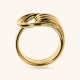 'Door Knocker' Band Ring