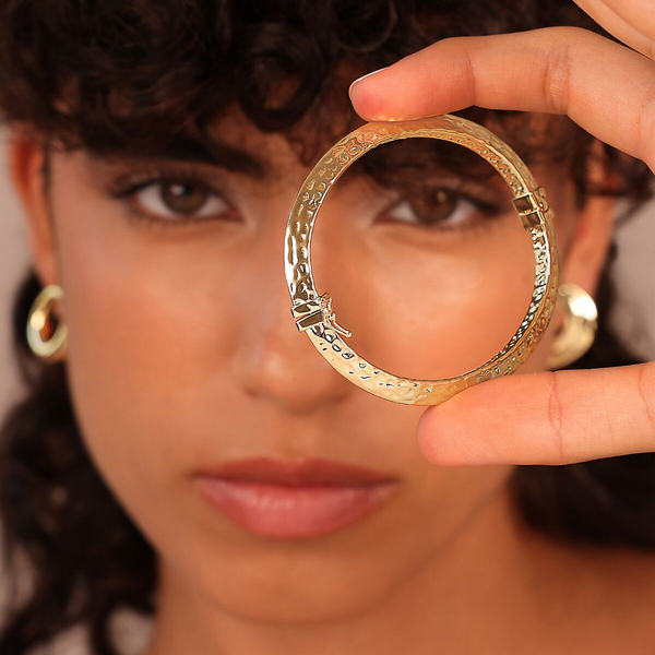 Hammered Rigid Bracelet