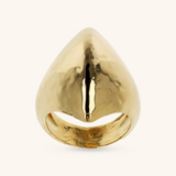 Hammered Shield Chevalier Ring