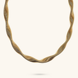 Twisted Tubogas Choker Necklace