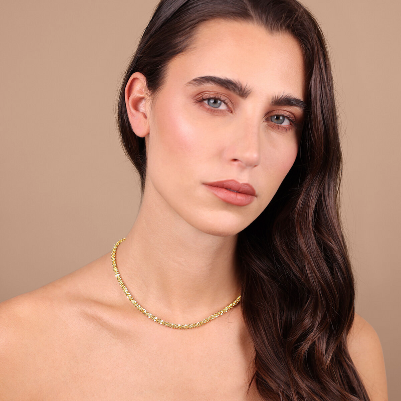 Necklace Chain Daisy Diamond