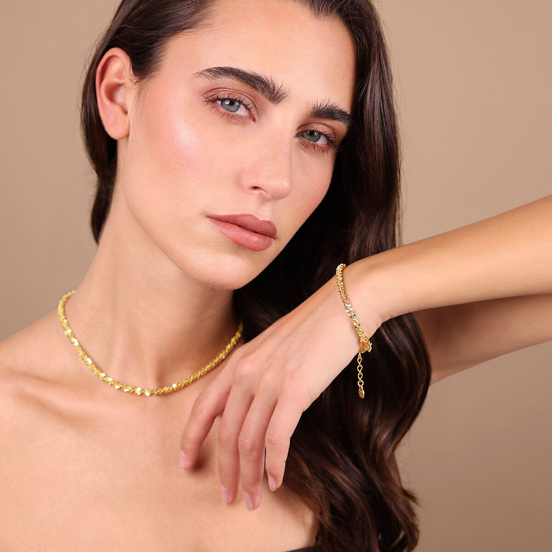 Daisy Diamond Chain Bracelet